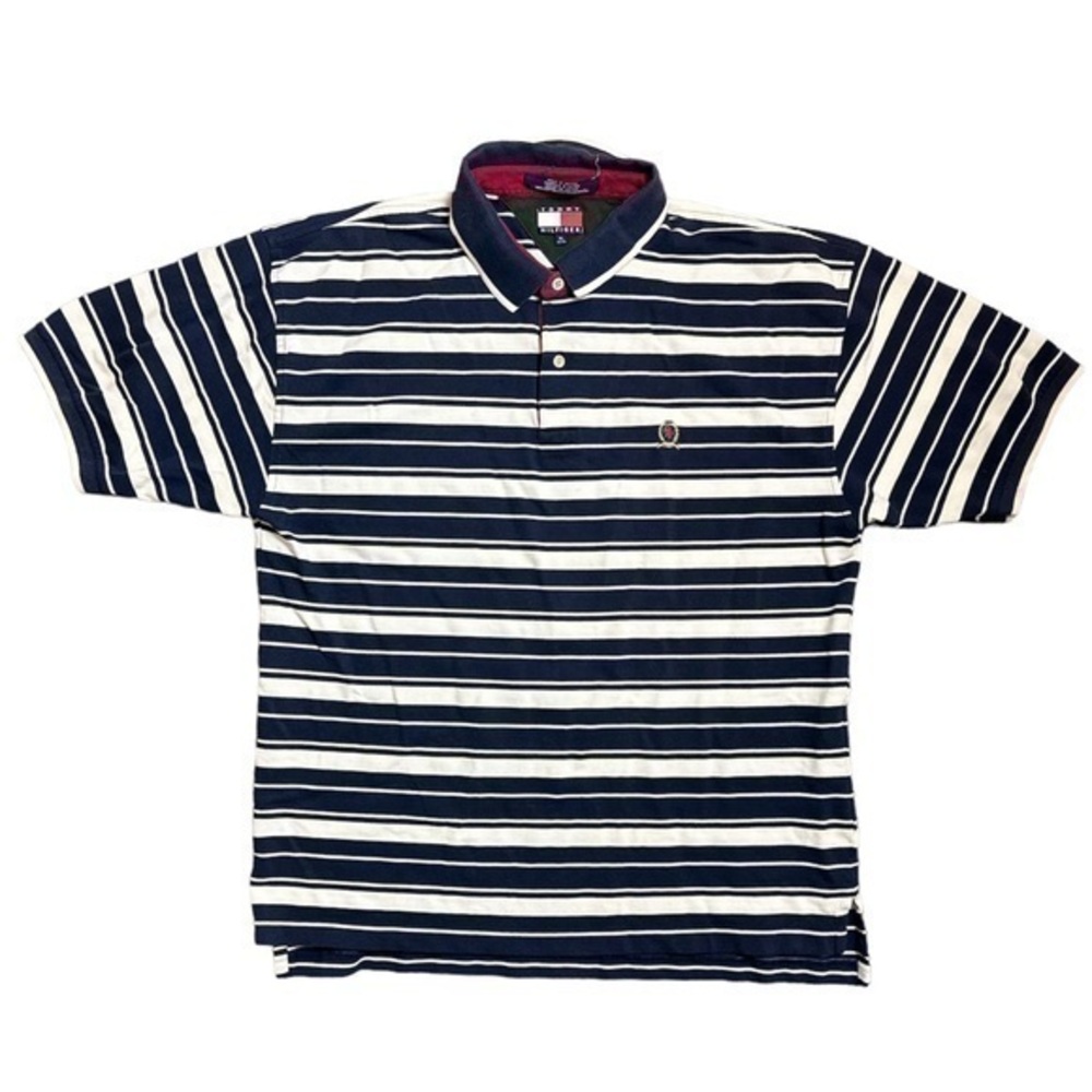 Vintage 90’s Tommy Hilfiger Men’s Short Sleeve Polo Shirt Size XL